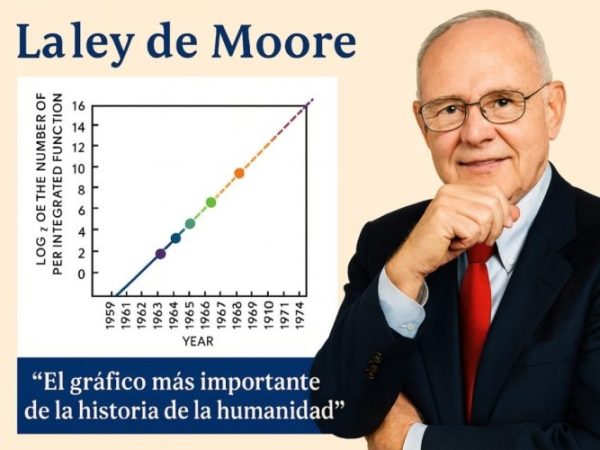 La Ley de Moore. “Posiblemente, la gráfica más importante de la historia de la&nbsp;humanidad”