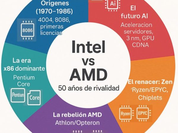 Intel vs AMD — La guerra de los microprocesadores