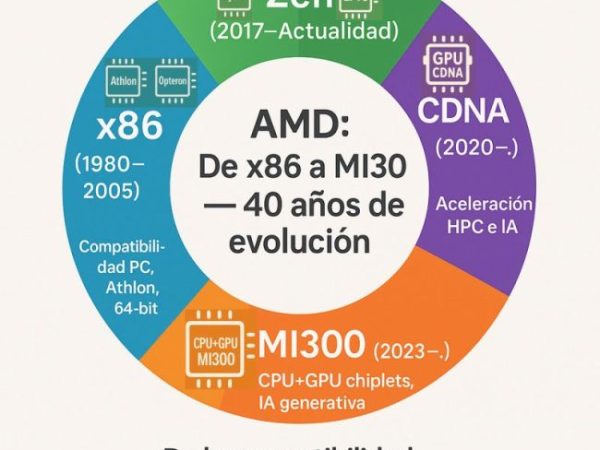 Historia de los procesadores de AMD: x86 → Zen → CDNA →&nbsp;MI300