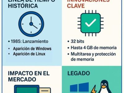 Hace 40 años nació una pieza central de la historia del PC: el Intel&nbsp;80386