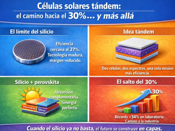 Un nuevo paradigma fotovoltaico: cuando el silicio ya no es&nbsp;suficiente