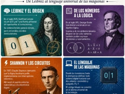 La historia oculta del código binario. El lenguaje universal de las&nbsp;máquinas