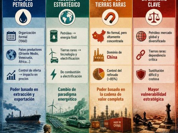 ¿Y si la nueva OPEP ya no bombea petróleo… sino&nbsp;imanes?