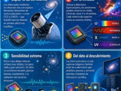 Semiconductores y astronomía, la razón de cómo vemos el universo gracias a los&nbsp;chips