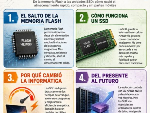 Flash y SSDs: la evolución del almacenamiento&nbsp;digital